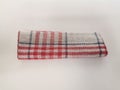 PlaidÃ¢â¬â¹ dishÃ¢â¬â¹ towel madeÃ¢â¬â¹ fromÃ¢â¬â¹ cottonÃ¢â¬â¹ Royalty Free Stock Photo